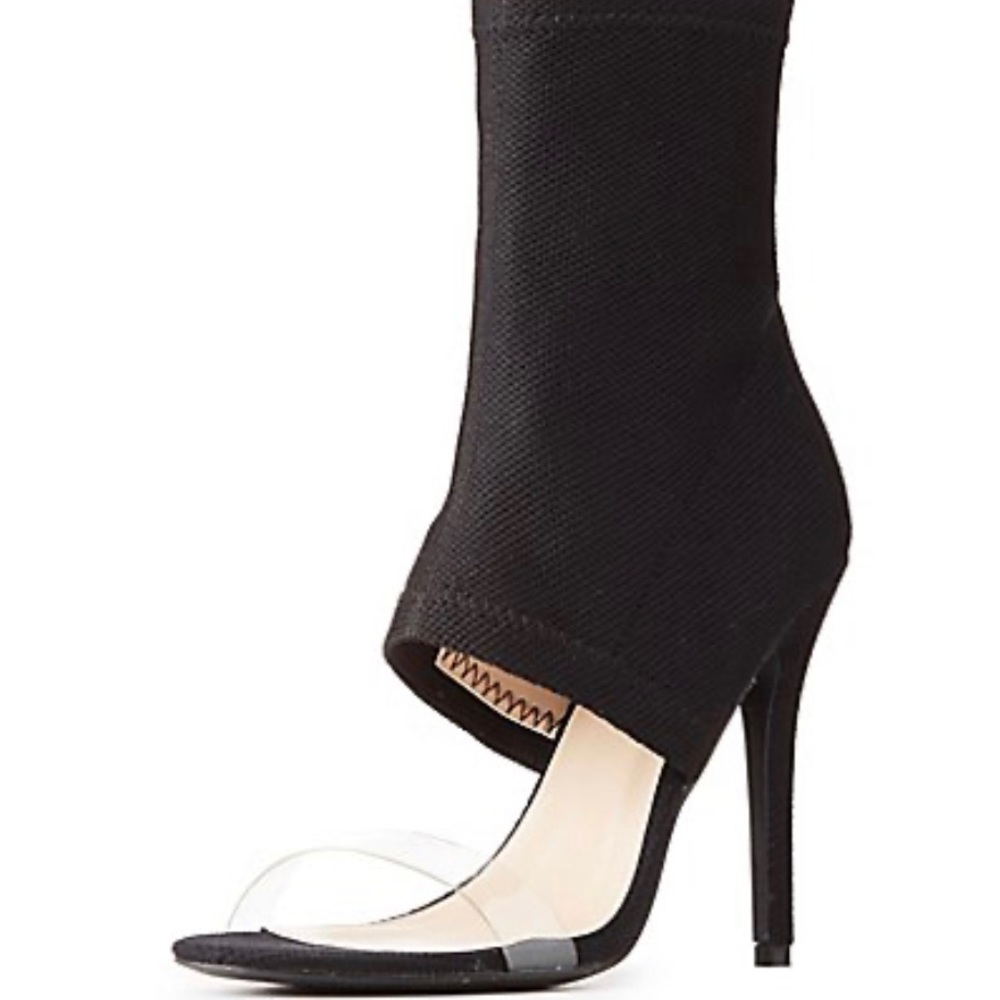 Black stiletto heels